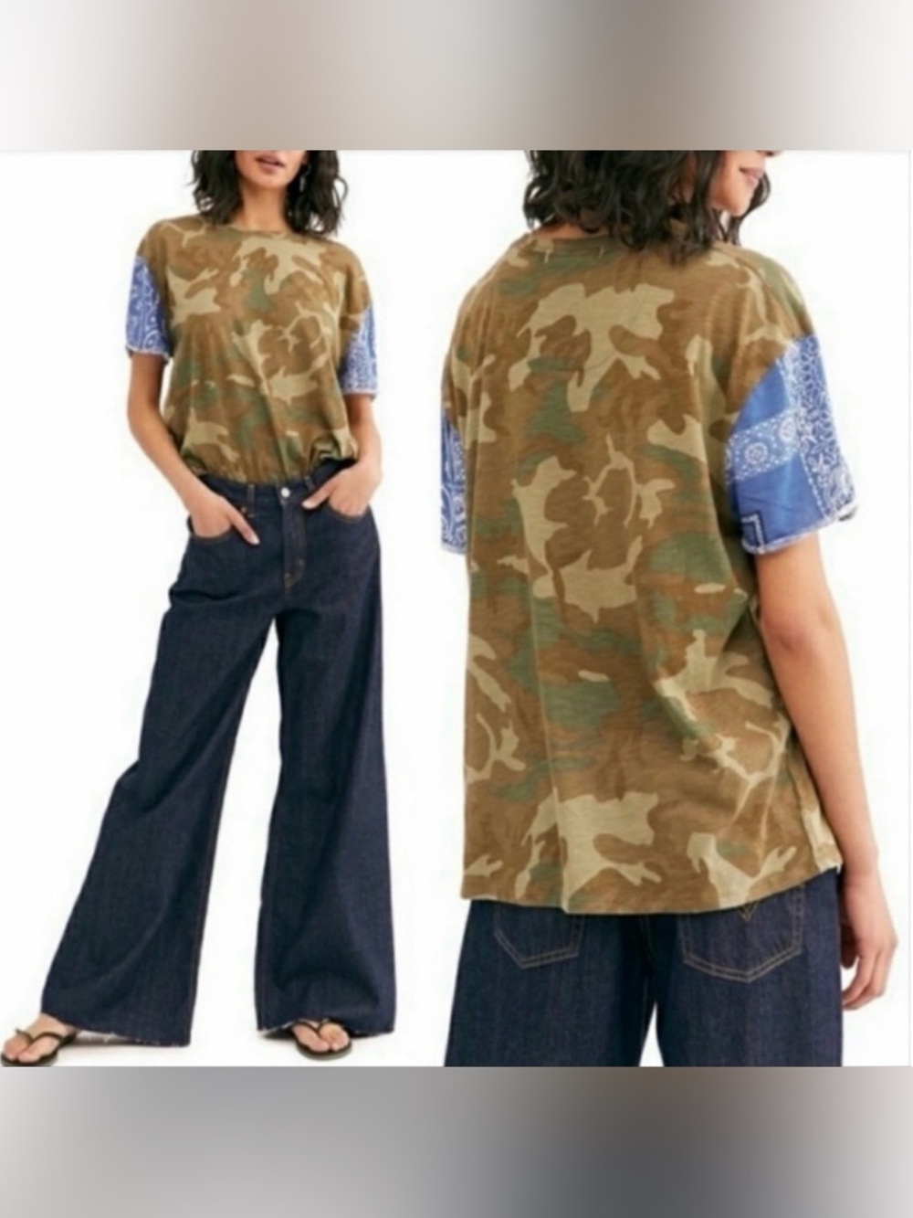 Free People we the free Clarity Camo Paisley
Tee